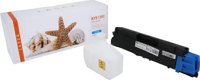 Produktbild von cyan Toner 3.5-TK5135C kompatibel mit Kyocera TK-5135C [ 1T02PACNL0 ]  Seiten: 5.000