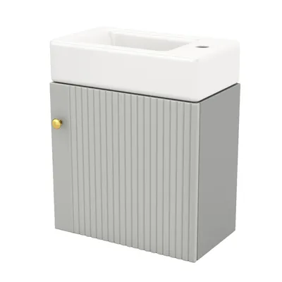 Produktbild von Waschtisch inkl. Waschbecken, Waschbeckenunterschrank, Unterschrank, Badmöbel, Badschrank, Waschplatz