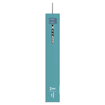 Produktbild von Gillette Mach 3 Rasierer mit 2 Ersatzklingen