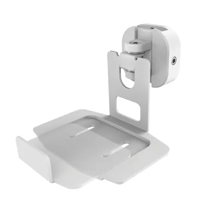 Produktbild von Hama Lautsprecherhalterung Wandmontage für Bose SoundTouch 10/20, Kunststoff/Metall, Weiß, B13xH11xT13,4-15,9 cm, Schwenkbereich 85°, ausziehbare Auflageplatte, Easy-Fix System, max. 5 kg