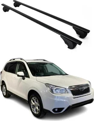 Obrázek produktu pro Příčné střešní nosiče pro Subaru Forester 2013–2018, černé