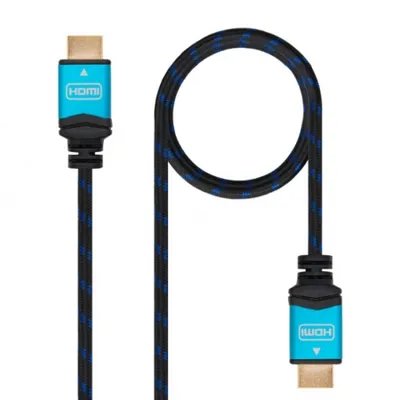 Zdjęcie produktu dla Nanocable 10.15.3700, 0,5 m, HDMI Typu A (Standard), HDMI Typu A (Standard), 4096 x 2160 px, Kompatybilność 3D, Czarny