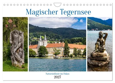 Produktbild von Magischer Tegernsee (Wandkalender 2027 DIN A4 quer), CALVENDO Monatskalender