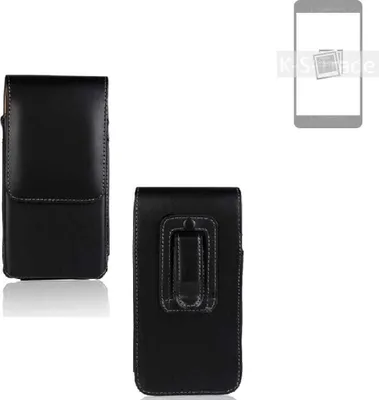 Produktbild von K-S-Trade Gürteltasche für Samsung Galaxy S23+ Schutz Hülle Handy Hülle mit Magnetverschluss Holster in schwarz