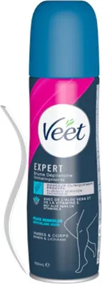 Zdjęcie produktu dla Veet - Spray do usuwania owłosienia - Skóra wrażliwa - Łatwy w użyciu - 150 ml - 1 szt