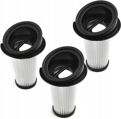 Imagen del producto de 3 filtros HEPA lavables, repuestos para aspiradoras Grundig, Gorenje y ETA