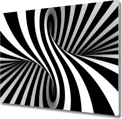 Produktbild von Glas Herdabdeckplatte 60x52 cm Spritzschutz Glasabdeckplatte Schneidebrett Wirbel Abstraktion