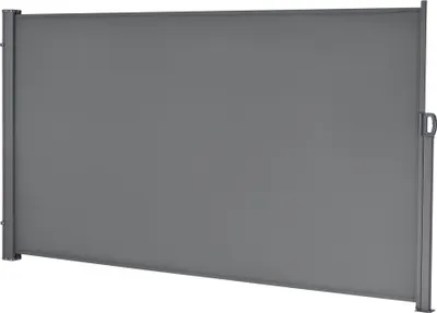 Produktbild von Seitenmarkise 160 x 300 cm Mittelgrau Sichtschutz Markise Sonnen- & Windschutz