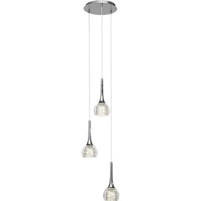 Produktbild von Club Pendelleuchte 3flg chrom