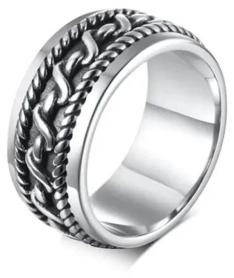 Produktbild von Ring Herren Edelstahl Tribal 57 (18.1 mm Ø)