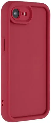 Immagine prodotto di Custodia per Apple iPhone 17e/16e - Cover posteriore Phonesta Grooved in silicone - Rosso