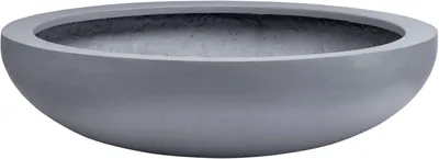 Image de VIVANNO Coupe décorative en fibre de verre PLANA Coupe, gris béton Design béton - 54 x 14 cm