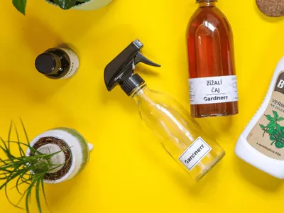 Obrázok produktu pre Sklenená fľaša s rozprašovačom GARDNERS 0,5 l, číra