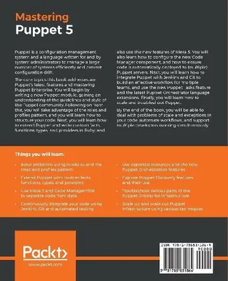 Produktbild von Mastering Puppet 5