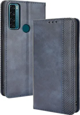 Produktbild von Mobigear Sensation  TCL 20 SE Hülle Klapphülle Geldbörse - Blau