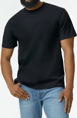 Zdjęcie produktu dla Gildan 65000 | Męska koszulka Softstyle® Midweight dla dorosłych - Kolor: Pitch Black - Rozmiar: XL