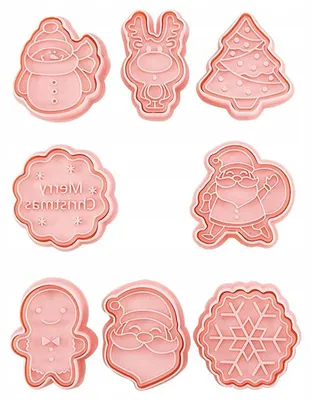 Produktbild von Set 8 Weihnachts-Ausstecher für Plätzchen