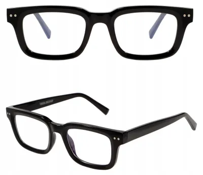 Produktbild von Theblogshop TED Herren Blaulichtfilter Brille Antireflex Schwarz