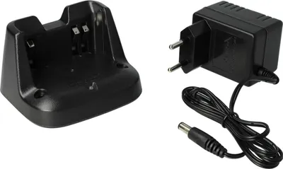 Produktbild von vhbw Ladegerät kompatibel mit ICOM BP264, BP-264 für Funkgerät-Akkus - Ladestation + Netzteil, 12 V, 0,3 A