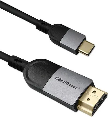 Image de Qoltec USB C to HDMI 4K Cable 60Hz 32AWG 2m
