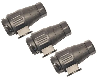 Produktbild von 3 Stück Anhängerstecker 13polig Stecker Anhänger 12V - Schraubanschlüssen PRO