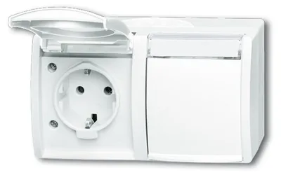 Immagine prodotto di Busch Jaeger 2084-0-0715 Steckdose CEE 7/3 Weiß (2084-0-0715)