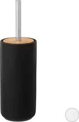 Produktbild von relaxdays keramický držák WC štětky