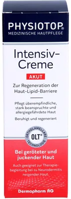 Produktbild von PHYSIOTOP Akut Intensiv-Creme zur Regeneration der Haut-Lipid-Barriere, 50 ml Creme