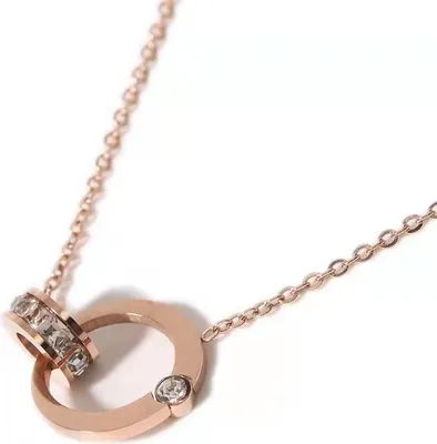 Produktbild von Halskette Kiara - Eleganter Schmuck in Gold/Roségold für Damen KP15289
