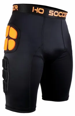 Zdjęcie produktu dla Ho Soccer Impact Shield – spodenki bramkarskie, czarne, rozmiar M