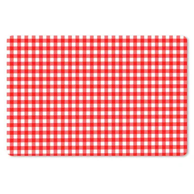 Produktbild von MuchoWow® Mauspad Mousepad Rot - Rustikal - Muster 27x18 cm - Mousepads - Maus Mat - Pad - Mausunterlage - Büroartikel - Desk Matten