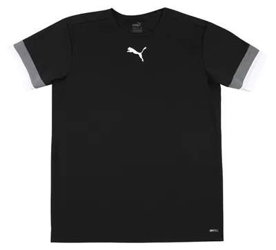 Produktbild von PUMA Unisex Kinder Teamrise Jersey Jr Shirt, Puma Black-smoked Pearl-puma White,