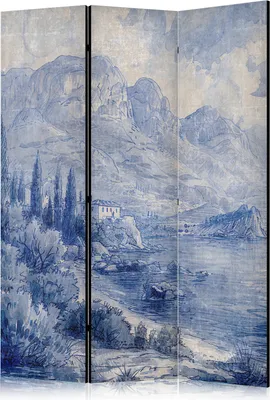 Immagine prodotto di Schermo monofacciale Paesaggi 135x172 cm 3 parti grigio