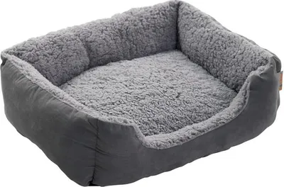Produktbild von Hundebett Hundekissen Hundekorb 75x60x19 cm Haustierbett Tierbett Hundesofa Grau