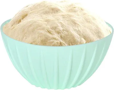 Productafbeelding van Brood Fermentatie Mand - Zuurdesem Kom - Brood Bakken - Vaatwasmachinebestendig - Diameter 13 cm - Groen