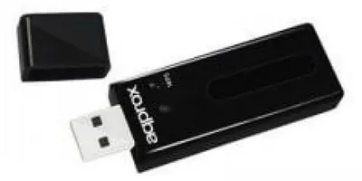 Produktbild von Approx APPUSB1200N, Kabellos, USB, WLAN, Wi-Fi 5 (802.11ac), 1200 Mbit/s, Schwarz