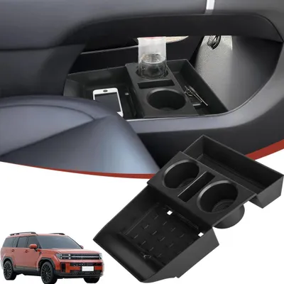 Productafbeelding van Salusy zonneschermen voor Hyundai Santa Fe 2024, handschoenenhouder, palletorganizer, middenconsole
