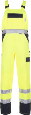 Produktbild von Größe 30 Planam Warnschutz Herren Latzhose 2-farbig gelb marine Modell 2027