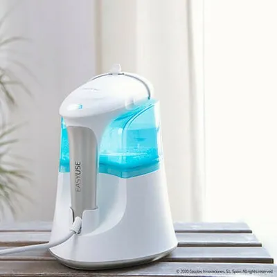 Produktbild von Cecotec SmoothForce 3000 UltraSteam, Tragbare Dampfbürste, 0,7 l, 0,3 min, Türkis, Weiß, 2 bar, 25 g/min