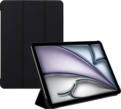 Produktbild von Mobiparts Tri Fold iPad Air 11 Zoll (2024) Hülle Klapphülle - Schwarz