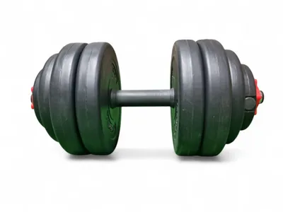 Produktbild von SportPlus 15 kg Set Hantelset Kurzhantel Gewichte Vinyl Hantelscheiben Kraftraining Neu