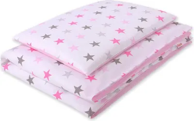 Immagine prodotto di set 2 pezzi di biancheria da letto per neonati - copripiumino per bambini in 100% cotone, sicuro e morbido