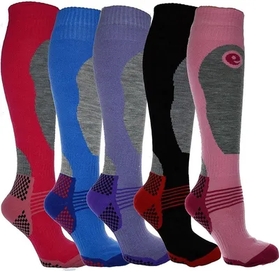 Image de Chaussettes de ski haute performance pour hommes et femmes