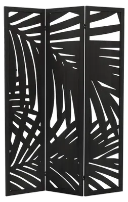 Imagen del producto de Pantalla divisoria de 3 paneles, color , 170x121 cm, plegable, ideal como separador de ambientes en espacios habitables