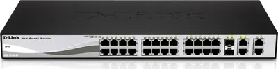 Produktbild von D-Link DES-1210-28P 28-Port Layer2 PoE Smart Managed Switch