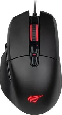 Image de Havit GAMENOTE MS1013 Souris de jeu design ergonomique rétroéclairage RGB USB 1000-10000 DPI Noir