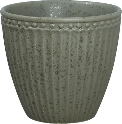Produktbild von Greengate Alice Latte Cup olive green 0,35l