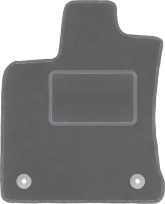 Immagine prodotto di Tappetino conducente in velluto grafite compatibile con Nissan Qashqai J10 I (2006-2013, crossover) – con fissaggi – su misura