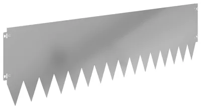Obrázek produktu pro vidaXL Trávníkové obrubníky, 20 ks, 103 x 30 cm, ocel, stříbrná
