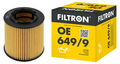 Produktbild von Ölfilter FILTRON OE 649/9 Filtereinsatz für BMW 3 Touring (E91) 3 Limousine (E90) 5 Touring (F11) 1 Schrägheck (E87) 5 Limousine (E60) 1 Schrägheck